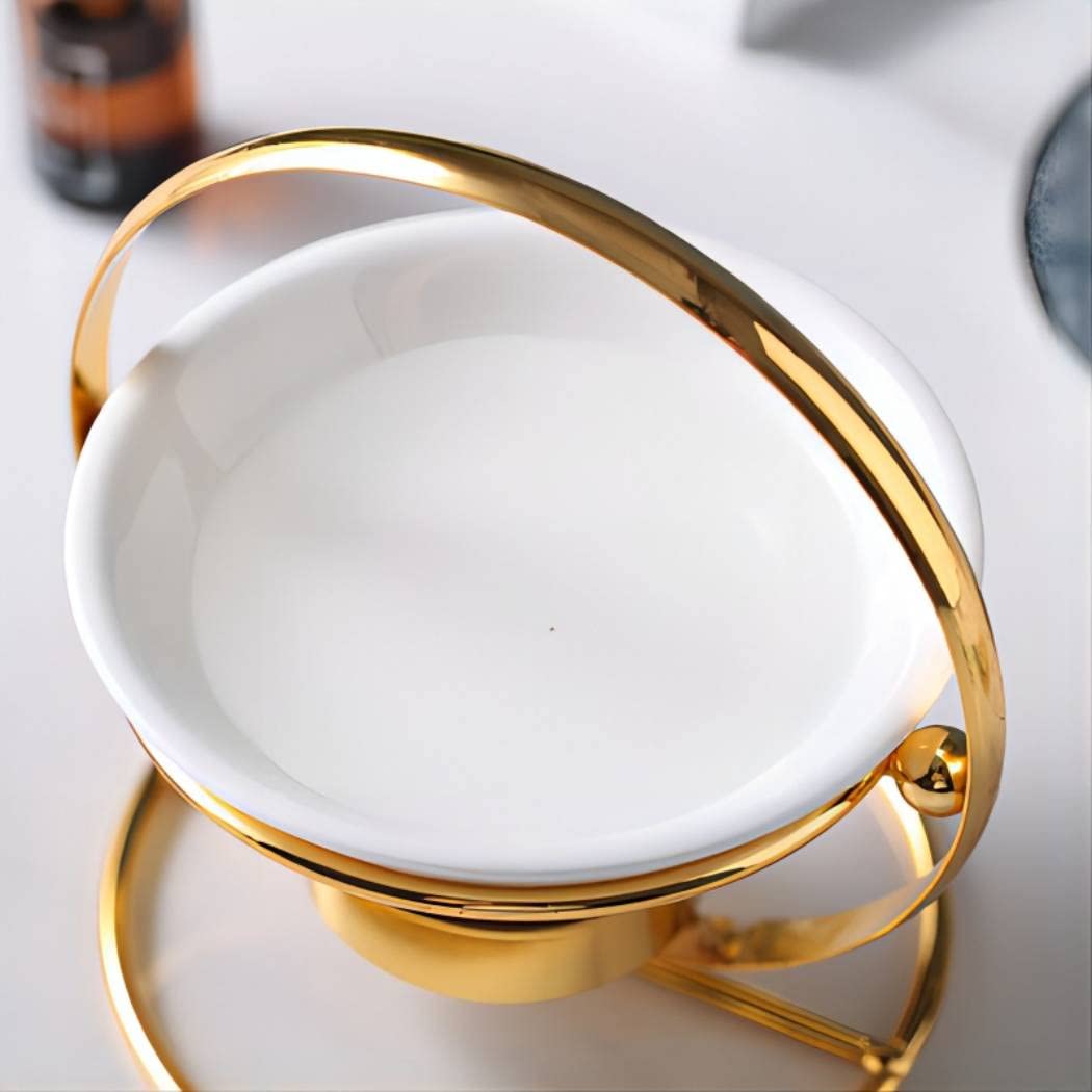 Delicate Romantic Metal Tealight Candle Holder Oil Burner Aroma Diffuser Furnace Home Decoration Black White
