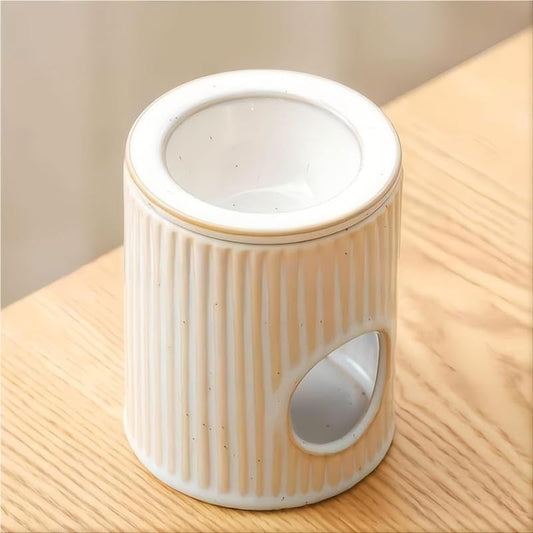 Delicate Tealight Candle Holder Oil Tart Burner Aroma Diffuser Furnace Home Decoration Vintage Ceramic Split